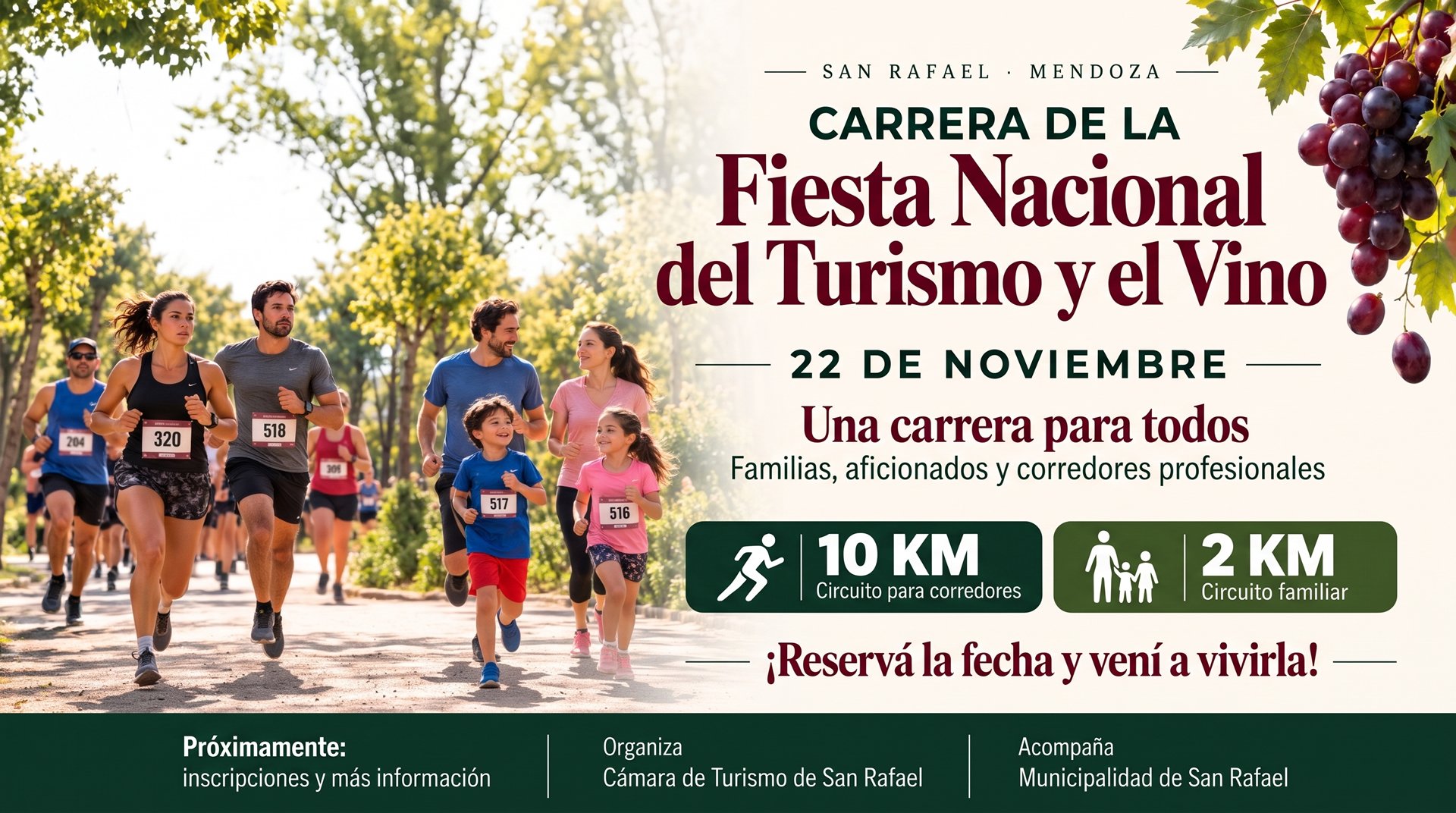 Carrera de la Fiesta Nacional del Turismo y el Vino 2026